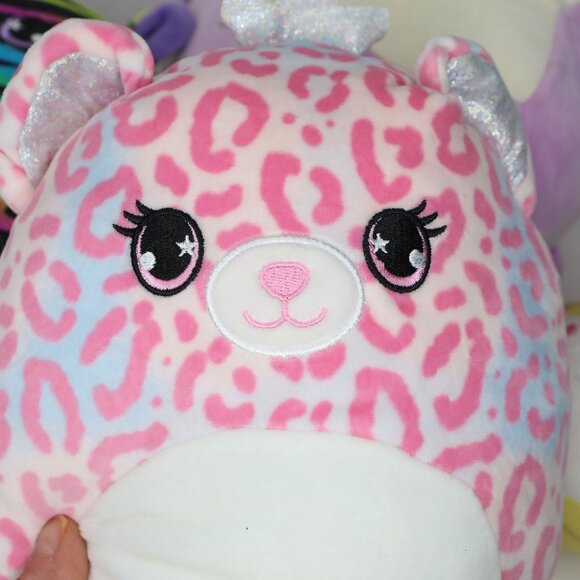 LOT of 4 Squishmallows Stuffed Toys Zebra Bunny Cheetah Penguin Set Stuffies - Picture 6 of 14